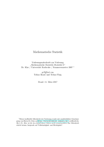 Mathematische Statistik - Mitschrieb-Wiki