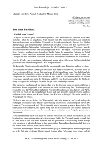 Statt einer Einleitung - Max Stirner Archiv Leipzig