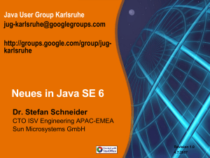 Neues in Java SE 6