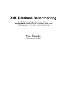 XML Database Benchmarking