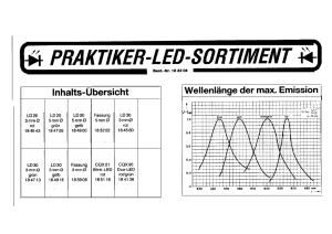 Wissenswertes über LEDs