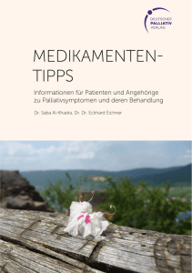 medikamenten- tipps - Deutsche PalliativStiftung