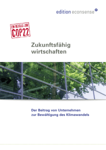 Zukunftsfähig wirtschaften