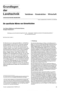 Grundlagen der Landtechnik - eJournals