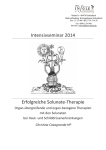 2014 - Organübergreifende und organbezogene Therapieansätze