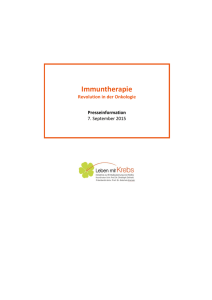 Immuntherapie