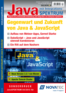 Java Spektrum - NovaTec GmbH