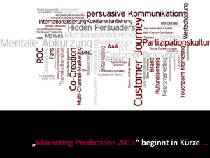 Marketing Predictions 2015