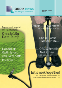 Oracle10g Data Pump S. 10 Let´s work together!