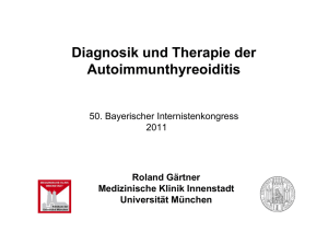 Diagnosik und Therapie der Autoimmunthyreoiditis