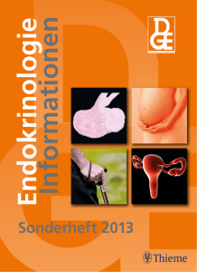 Sonderheft 2013 - Deutsche Gesellschaft für Endokrinologie