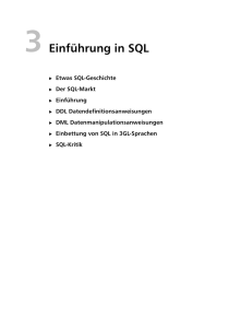 3 Einführung in SQL