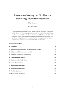 Zusammenfassung des Stoffes zur Vorlesung - Mitschrieb-Wiki