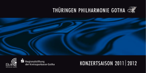 Programmheft 2011-12.indd - Thüringen Philharmonie Gotha