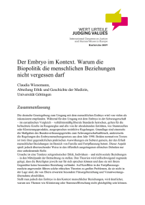 Wert Urteile - Judging Values