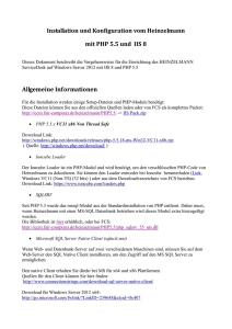 Howto fuer IIS und PHP5.5 - fcs Fair-Computer