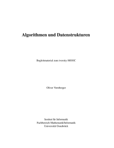 Algorithmen und Datenstrukturen