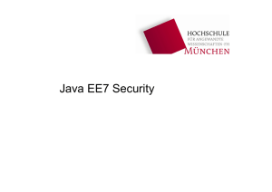 Java EE7 Security