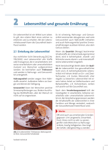 2 Lebensmittel und gesunde Ernährung