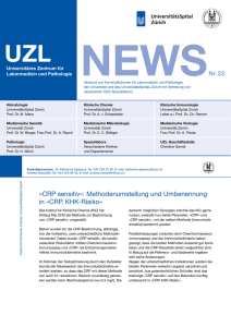 UZL News Nr. 22, Juli 2010 - Universitären Zentrum für