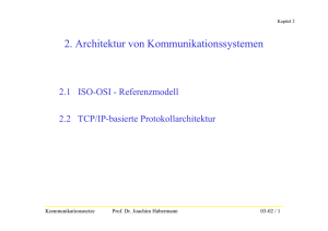 2. Architektur von Kommunikationssystemen