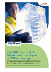 Infoblätter Kältetechnik