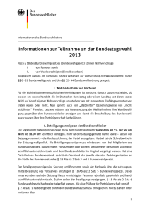 Heft 5 zur Bundestagswahl 2009