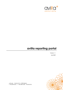 aviita reporting portal