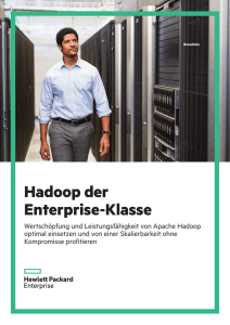 Hadoop der Enterprise-Klasse – Wertschöpfung und