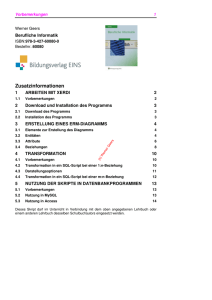 Zusatzinformationen - Berufliche Informatik