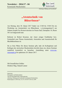 Atemtechnik von BläserInnen - Kommunale Musikschulen Steiermark