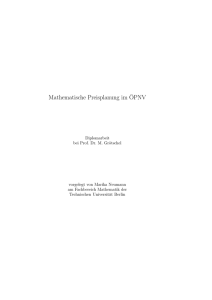 Mathematische Preisplanung im¨OPNV