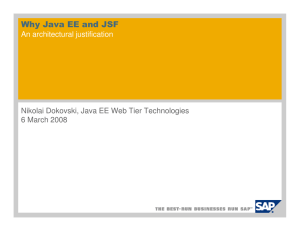 Why Java EE and JSF