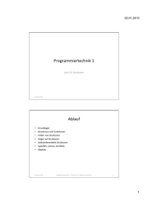 Unit 10: Programmiersprache C