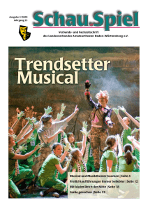 Ausgabe 03.2009 Trendsetter Musical Hier klicken, um PDF zu