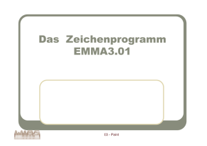 Das Zeichenprogramm EMMA3.01