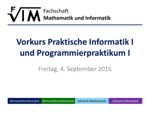 Praktische Informatik I