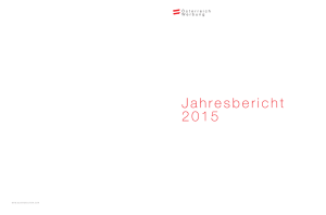 Jahresbericht 2015 - Österreich Werbung