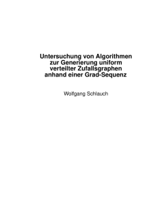 Untersuchung von Algorithmen zur Generierung uniform verteilter