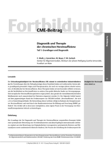 CME-Beitrag - Institut für Allgemeinmedizin, Frankfurt/Main