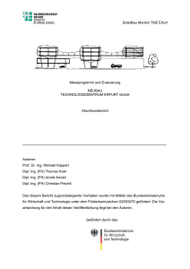 Abschließender Projektbericht