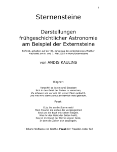 Sternensteine - Megaliths.net