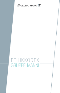 ETHIKKODEX GruppE mannI