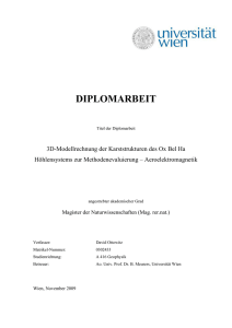 diplomarbeit - Institut für Meteorologie und Geophysik