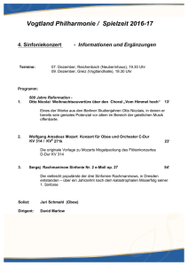 Weiterführende Informationen - Vogtland Philharmonie Greiz