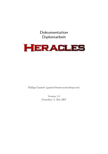 Dokumentation Diplomarbeit - Heracles Project