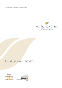Q-Bericht 2015 - Klinik Schützen