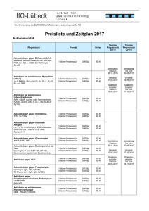 Preisliste und Zeitplan 2017 - IFQ