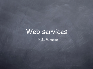 Webservices