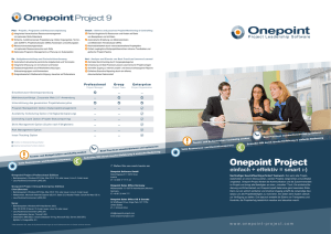 Onepoint Project - Innovations